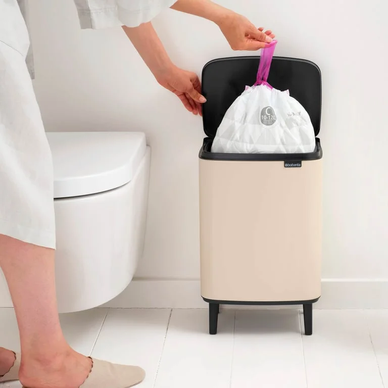 Waste Bin Brabantia Bo Small Hi 12L, Soft Beige