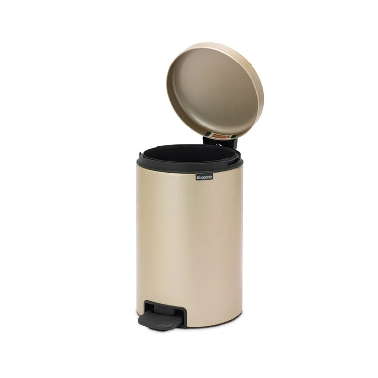 Waste Bin Brabantia NewIcon Pedal 12L, Metallic Gold
