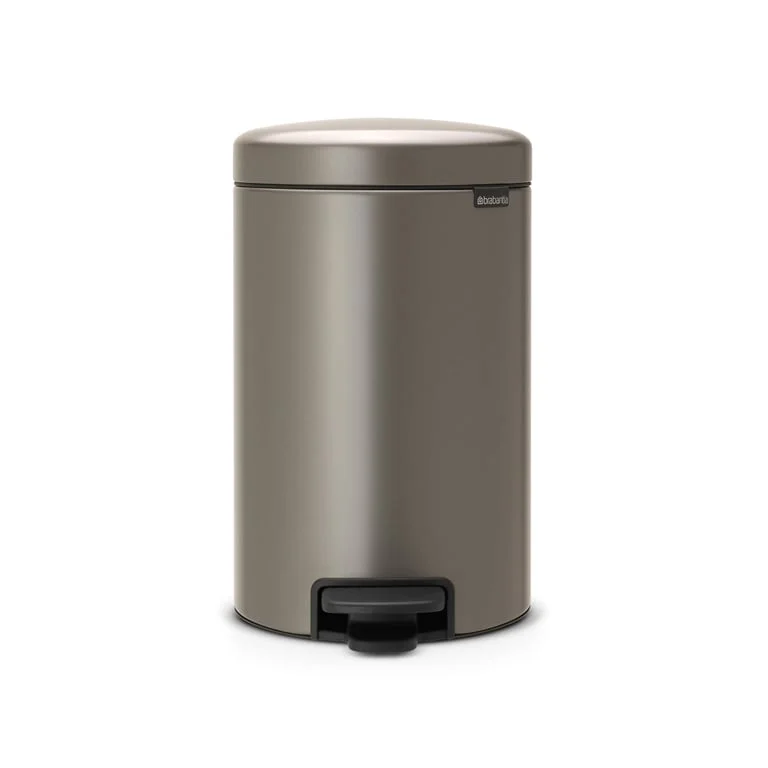 Кош за смет с педал Brabantia NewIcon 12L, Platinum