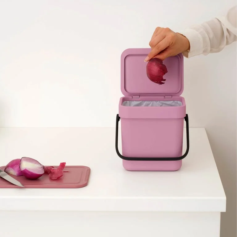 Waste Bin Brabantia Sort&Go 3L, Lilac Pink