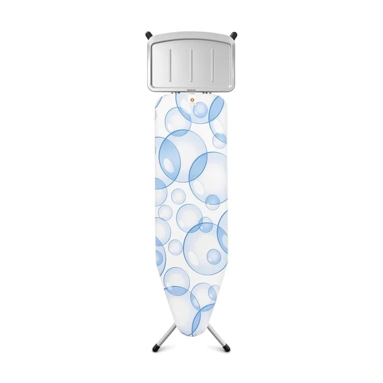 Маса за гладене Brabantia B 124x38cm с поставка за парогенератор, PerfectFlow Bubbles