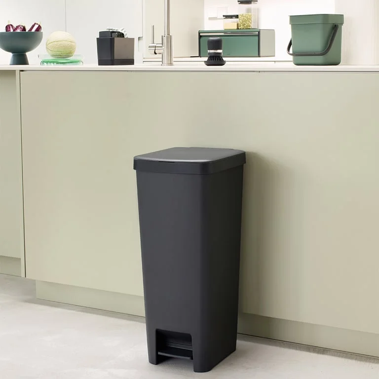 Pedal Waste Bin Brabantia StepUp 40L, Dark Grey