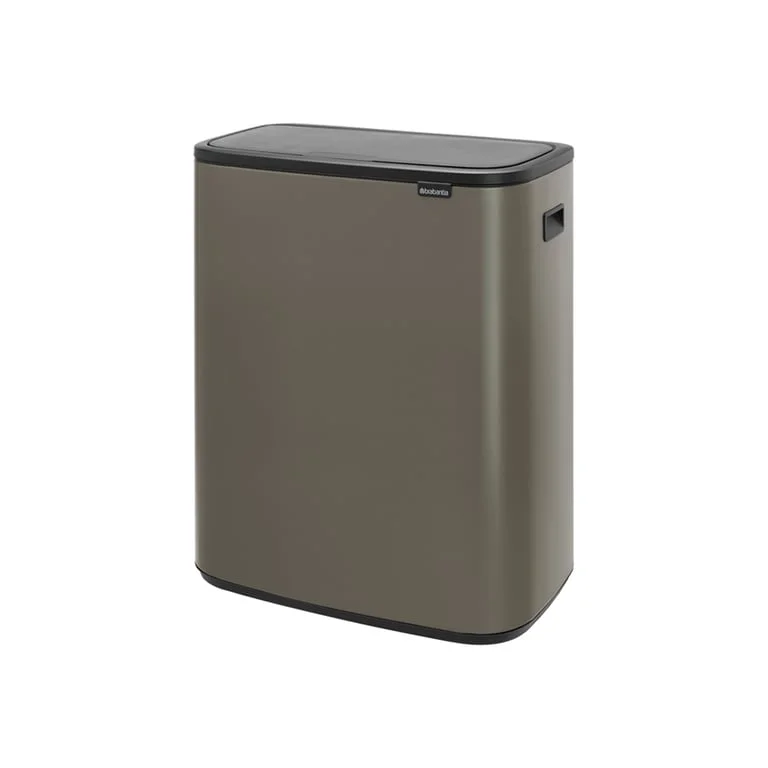 Кош за смет Brabantia Bo Touch 2x30L, Platinum