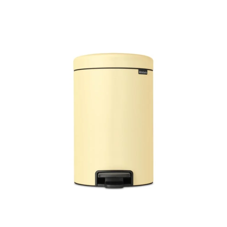 Pedal Waste Bin Brabantia NewIcon 12L, Mellow Yellow