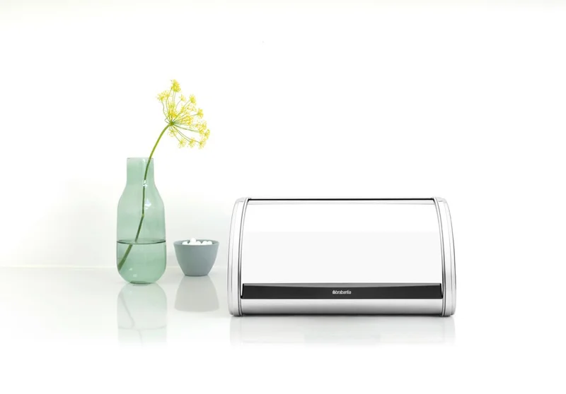 Bread Bin Brabantia, Roll Top Medium, Brilliant Steel