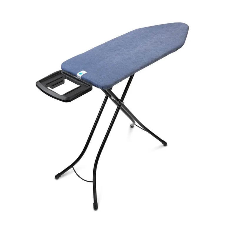Ironing Board Brabantia C 124x45cm, Solid Steam Iron Rest, Denim Blue