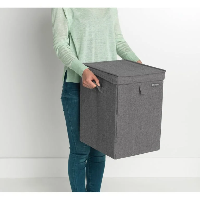 Stackable Laundry Box Brabantia Linn, 35L, Pepper Black