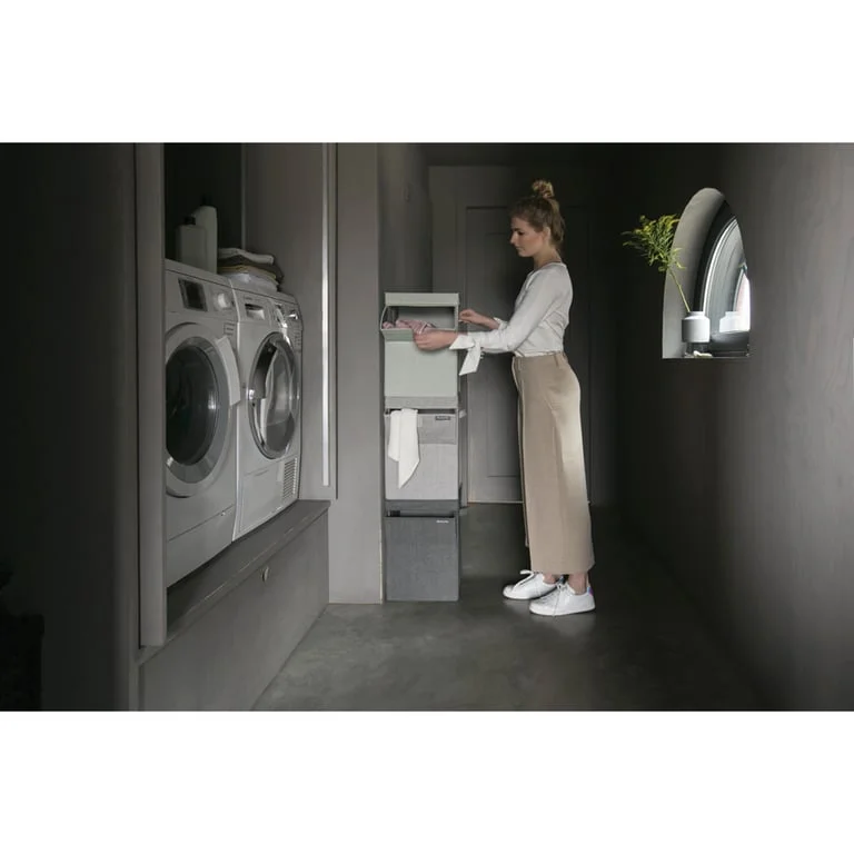 Кутия за пране Brabantia Stackable 35L, Grey