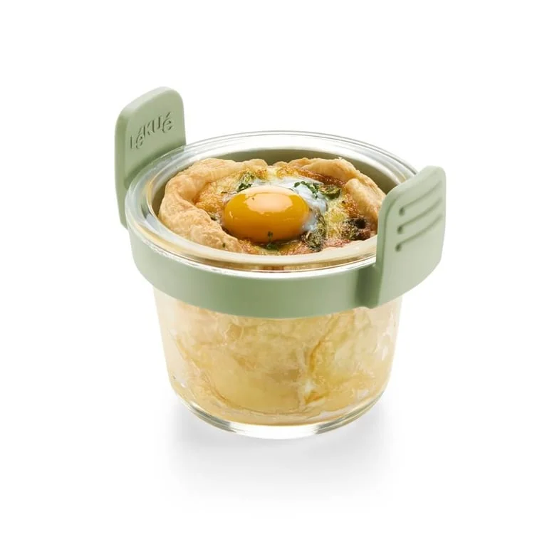 Air Fryer Glass Mini Cups Lekue 4 pcs, Transparent