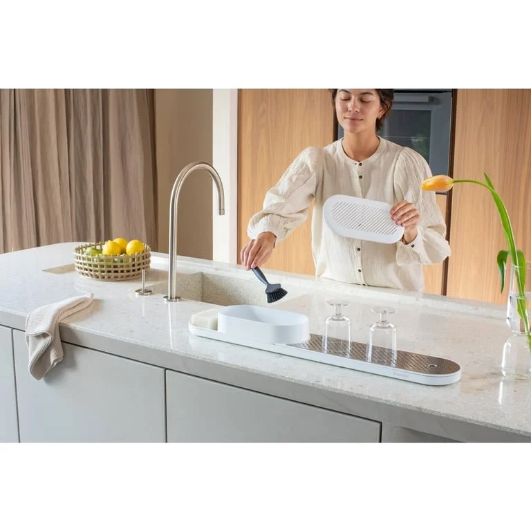 Organiser Set Brabantia SinkStyle Mineral Fresh White 2 pcs