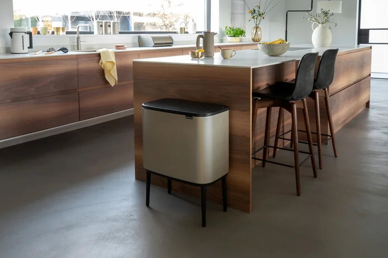 Waste Bin Brabantia Bo Touch 36L, Metallic Gold