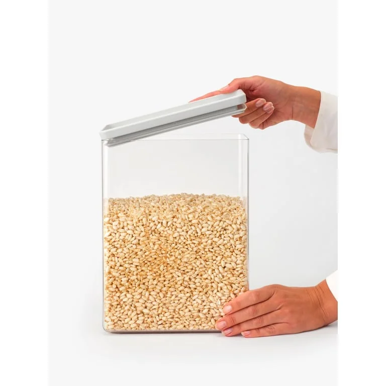 Canister Brabantia Tasty+ Stackable 5.4L, Light Grey
