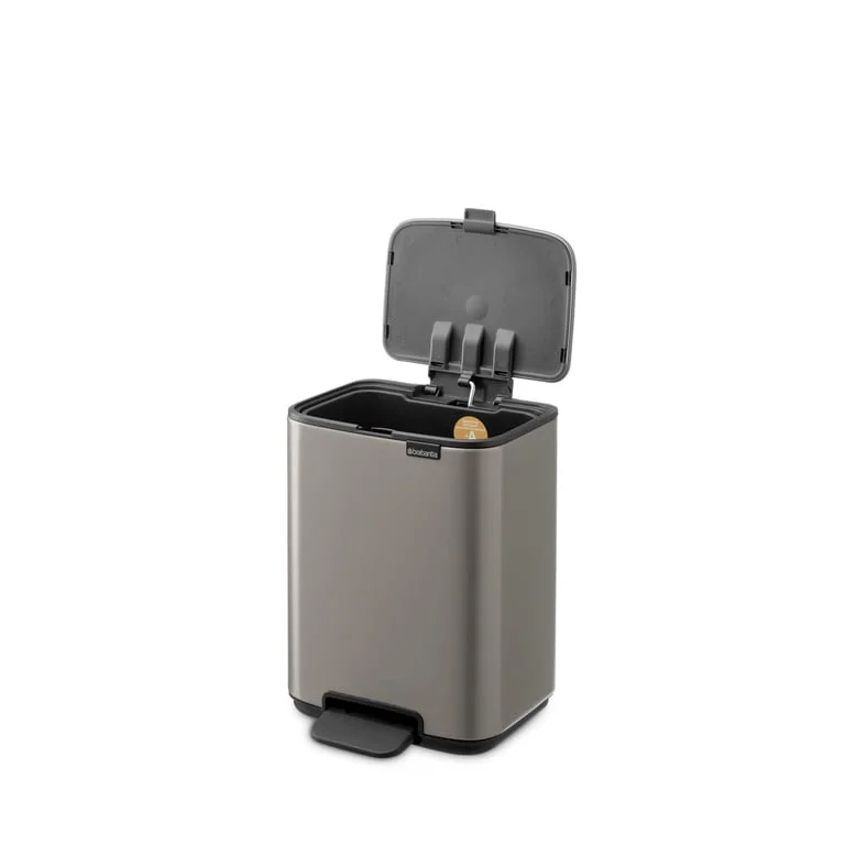 Кош за смет Brabantia Bo Pedal 4L, Platinum