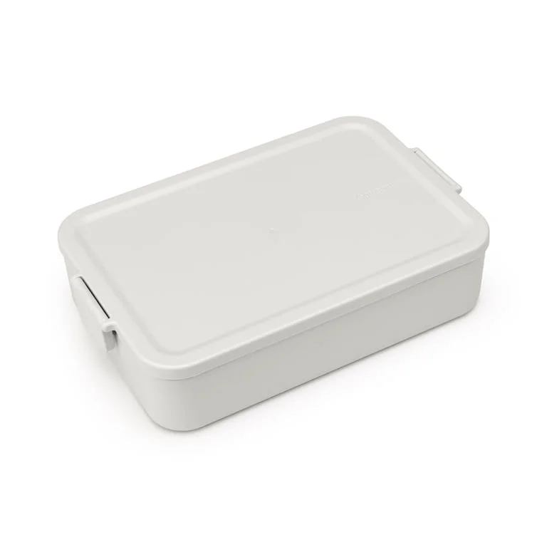 Lunch Box Brabantia Make&Take Light Grey Large, Plastic