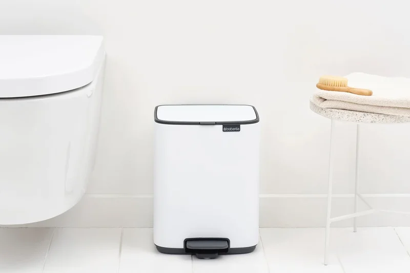 Кош за смет Brabantia Bo Pedal 7L, White