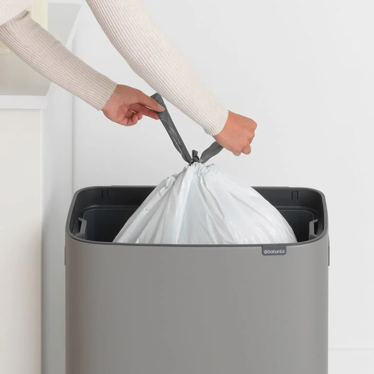 Кош за смет Brabantia Bo Touch 60L, Mineral Concrete Grey