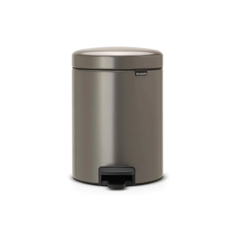 Кош за смет с педал Brabantia NewIcon 5L, Platinum