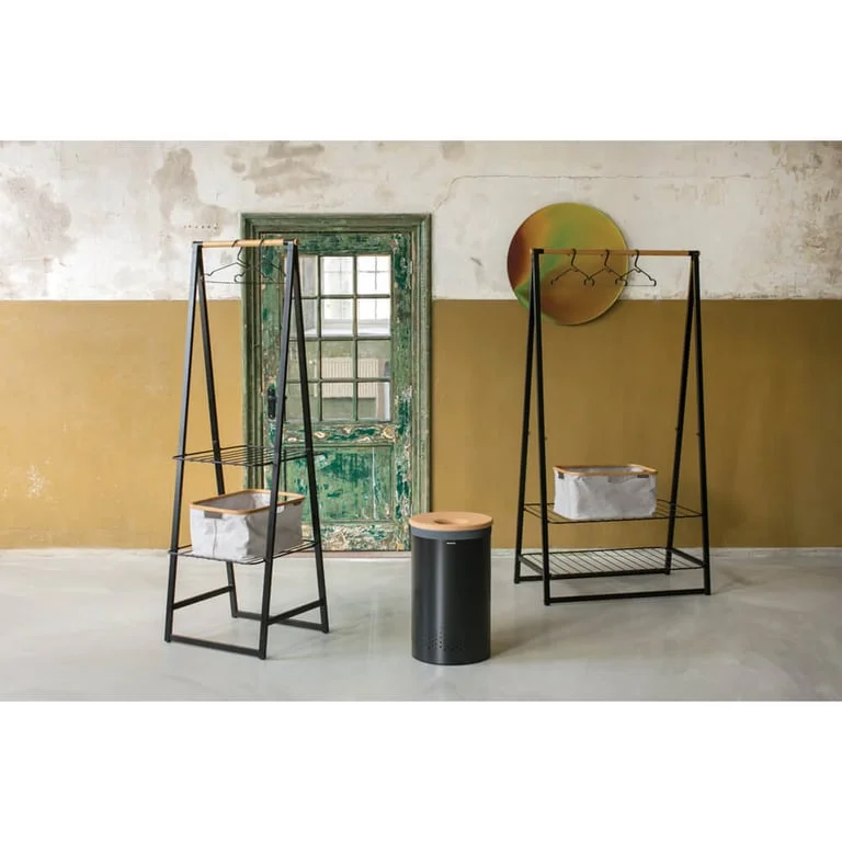 Clothes Rack Brabantia Linn Black, Compact