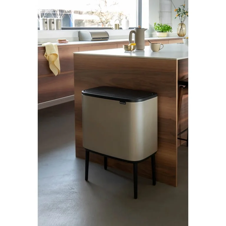 Waste Bin Brabantia Bo Touch 36L, Metallic Gold
