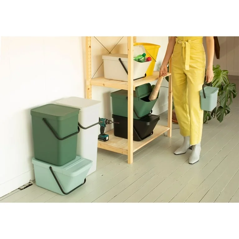 Recycle Bin Brabantia Sort & Go Stackable 20L, Fir Green