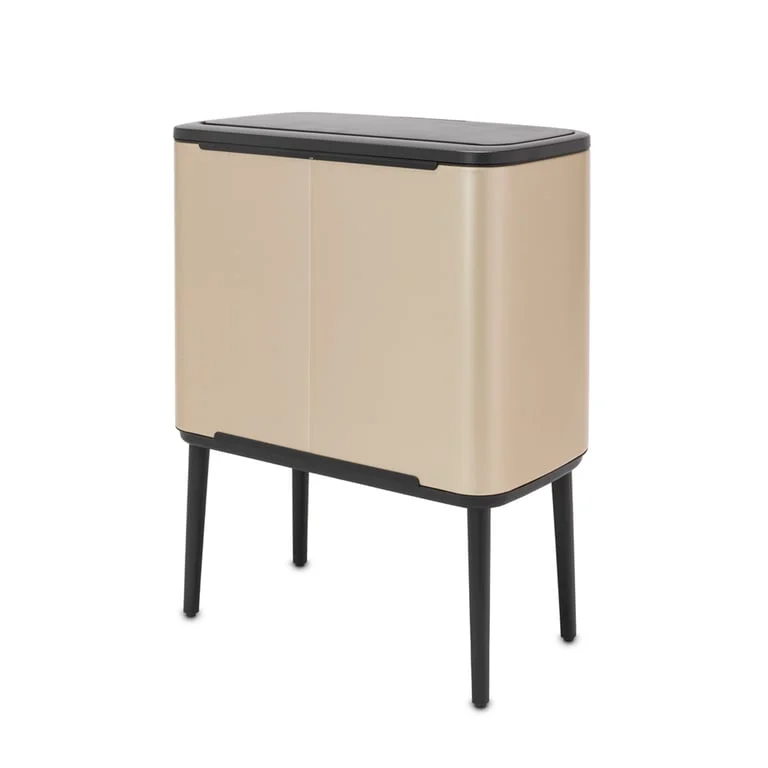 Waste Bin Brabantia Bo Touch 3x11L, Metallic Gold