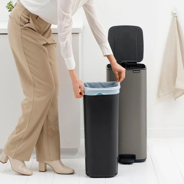 Кош за смет Brabantia Bo Pedal 30L, Platinum