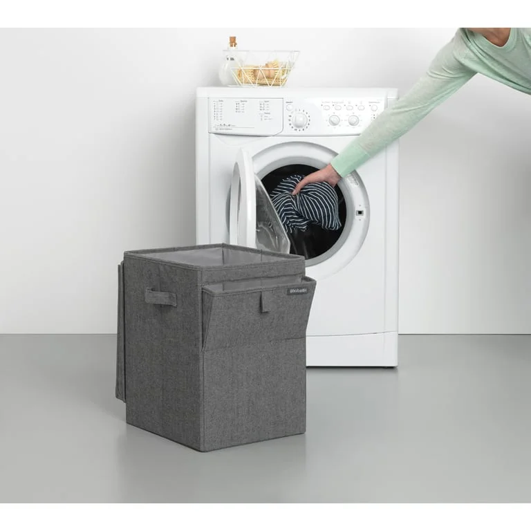 Stackable Laundry Box Brabantia Linn, 35L, Pepper Black