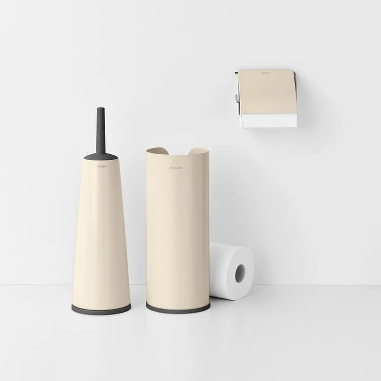 Комплект аксесоари за тоалетна Brabantia ReNew Soft Beige 3 части