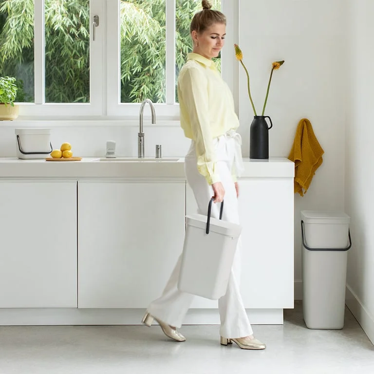 Waste Bin Brabantia Sort&Go 40L, Light Grey