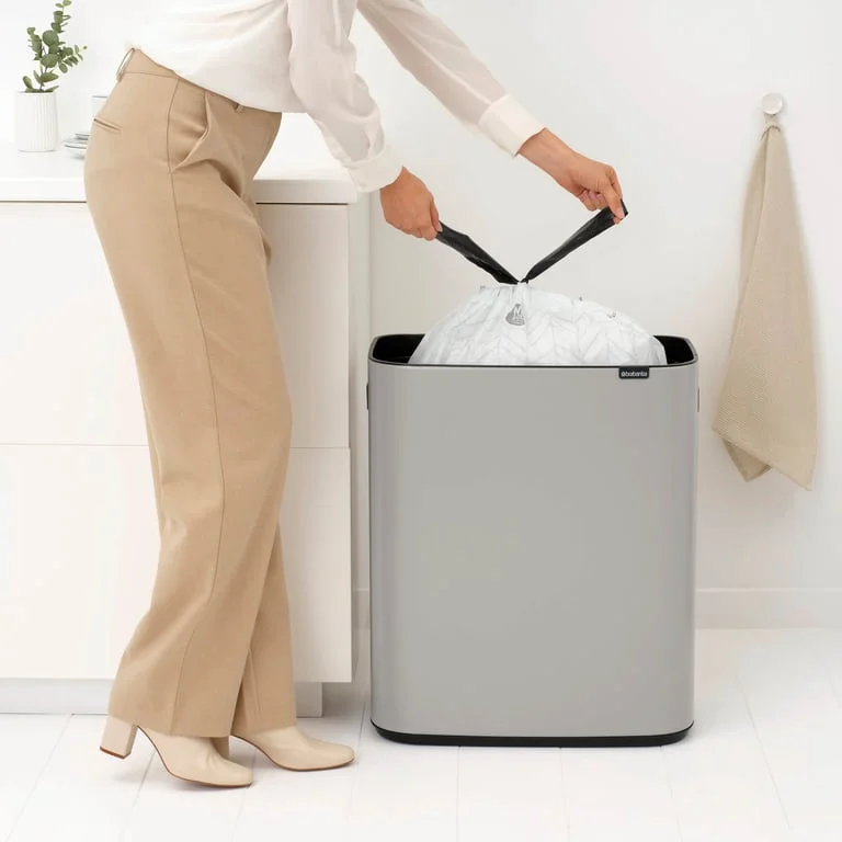 Waste Bin Brabantia Bo Touch 60L, Soft Grey