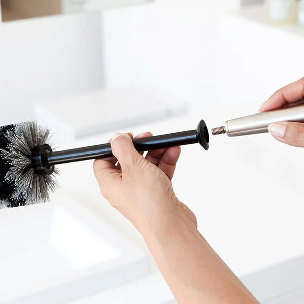 Toilet Brush & Holder Brabantia ReNew Platinum