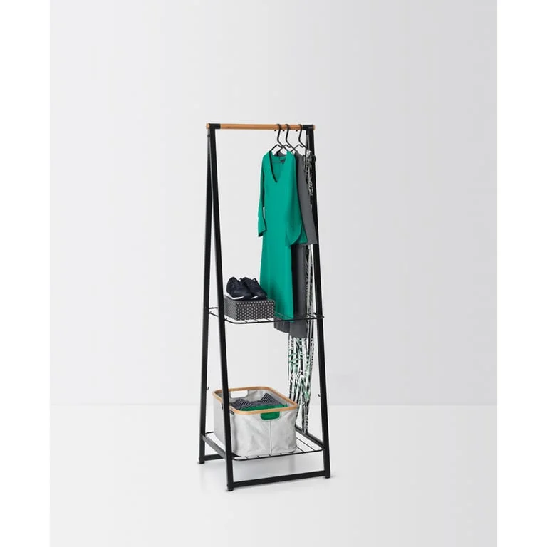 Clothes Rack Brabantia Linn Black, Compact