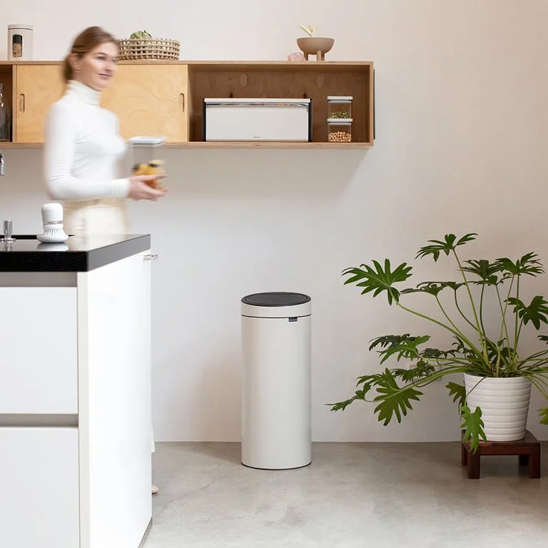 Waste Bin Brabantia Touch New 30L, Soft Beige