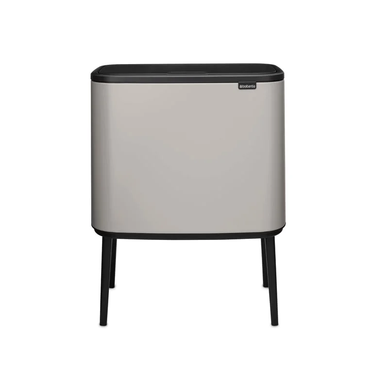 Waste Bin Brabantia Bo Touch 11+23L, Soft Grey