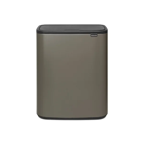 Bo Touch Bin Brabantia, 2 x 30 litre, Plastic Buckets Platinum