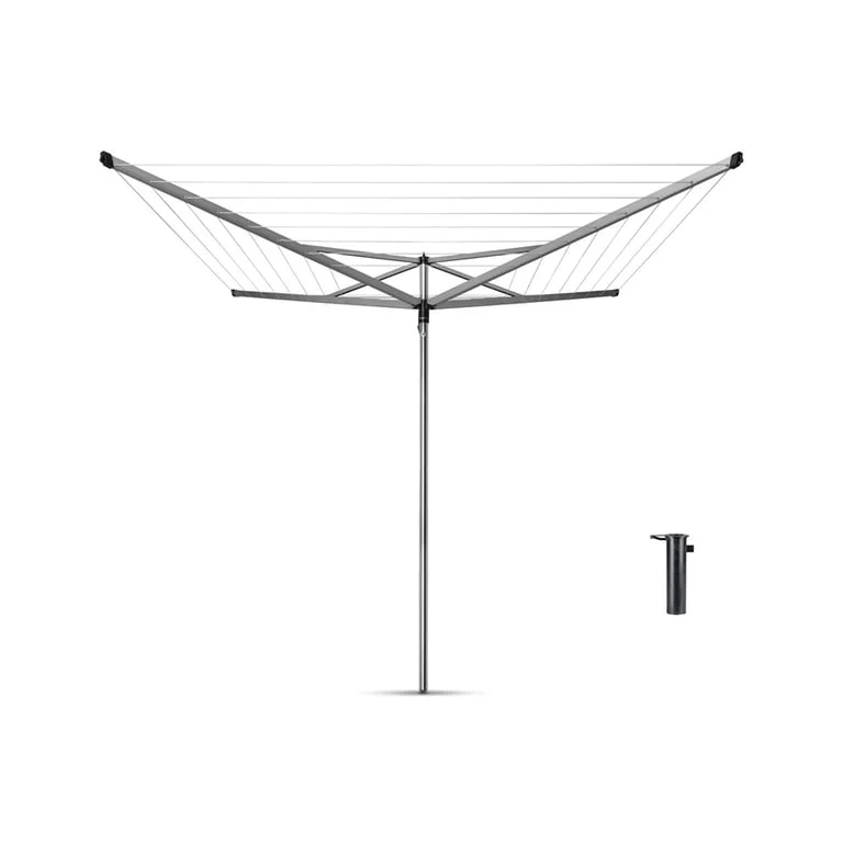 Outdoor Dryer Brabantia Essential, 50m, ground tube