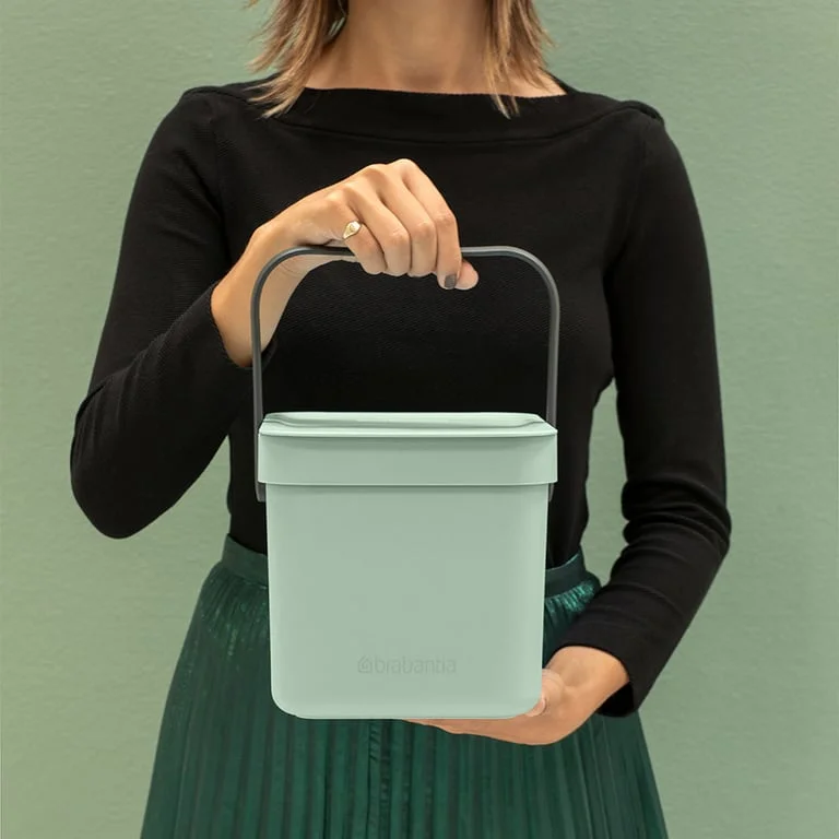 Waste Bin Brabantia Sort&Go 3L, Jade Green