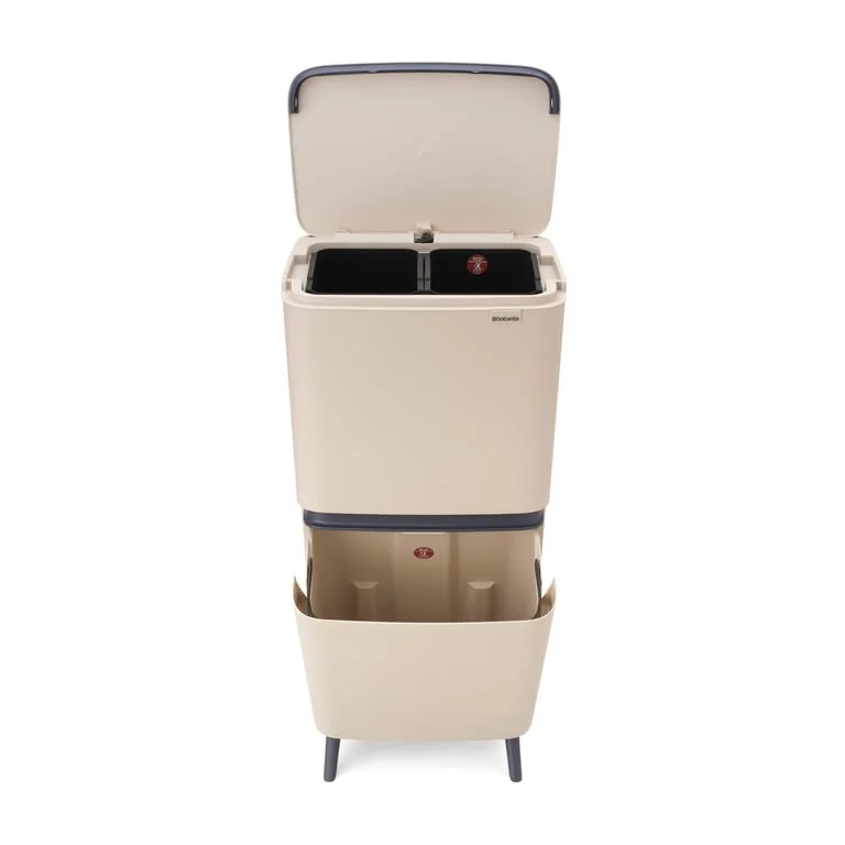 Recycle Bin Brabantia SortUp Hi 20+10+10L, Soft Beige