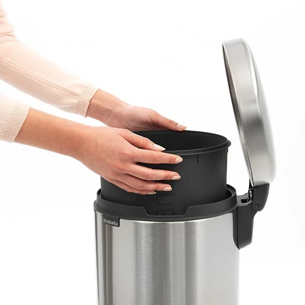 Waste Bin NewIcon Brabantia 12L Matt Steel FPP