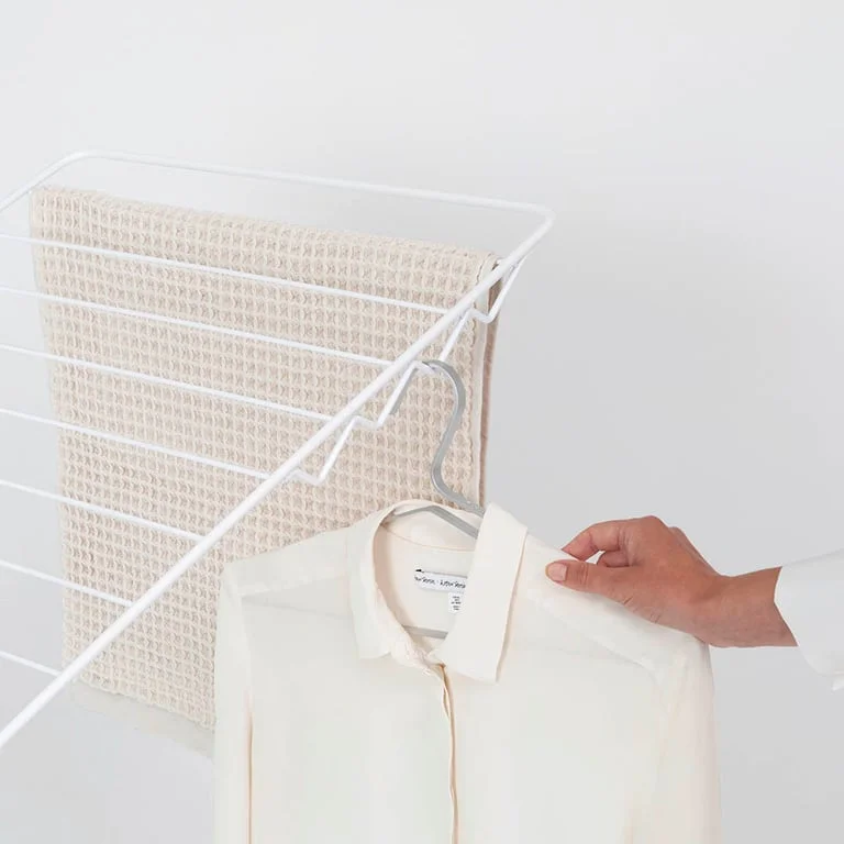 Drying Rack Brabantia Hangon, 25m, Rod, Fresh White