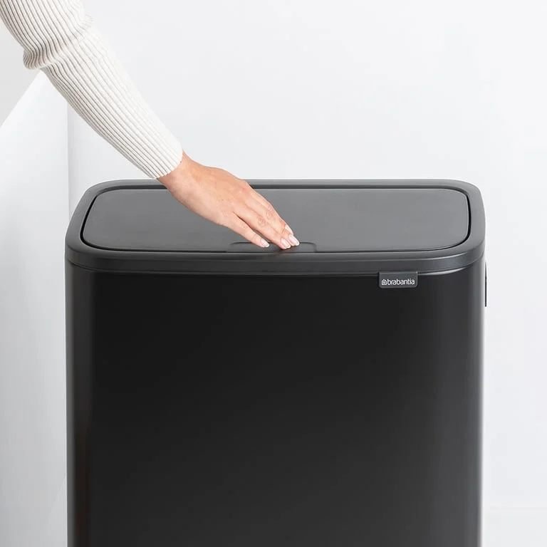 Кош за смет Brabantia Bo Touch Hi 60L, Matt Black