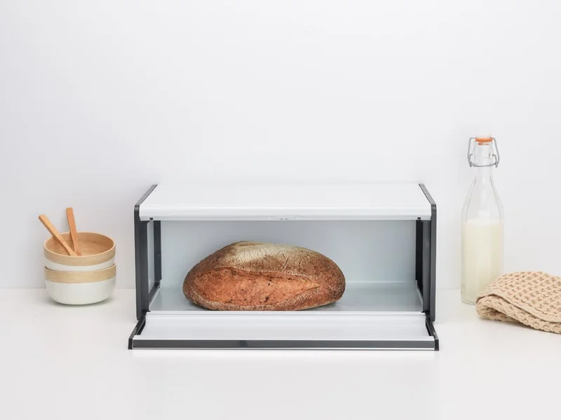 Bread Bin Brabantia Fall Front, White