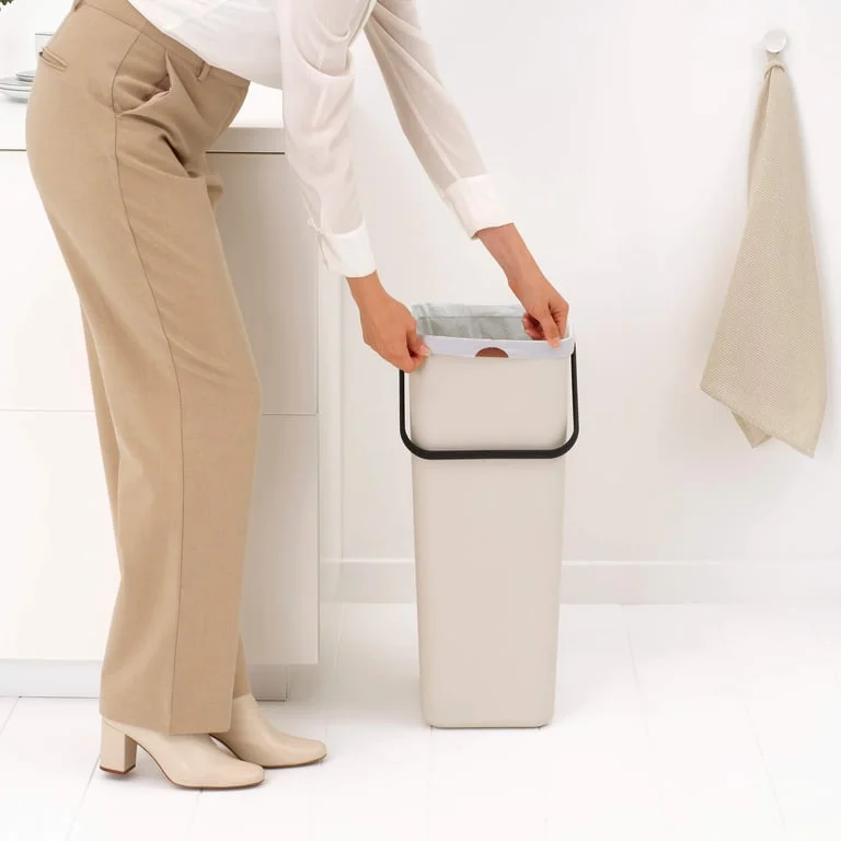 Waste Bin Brabantia Sort&Go 25L, Soft Beige