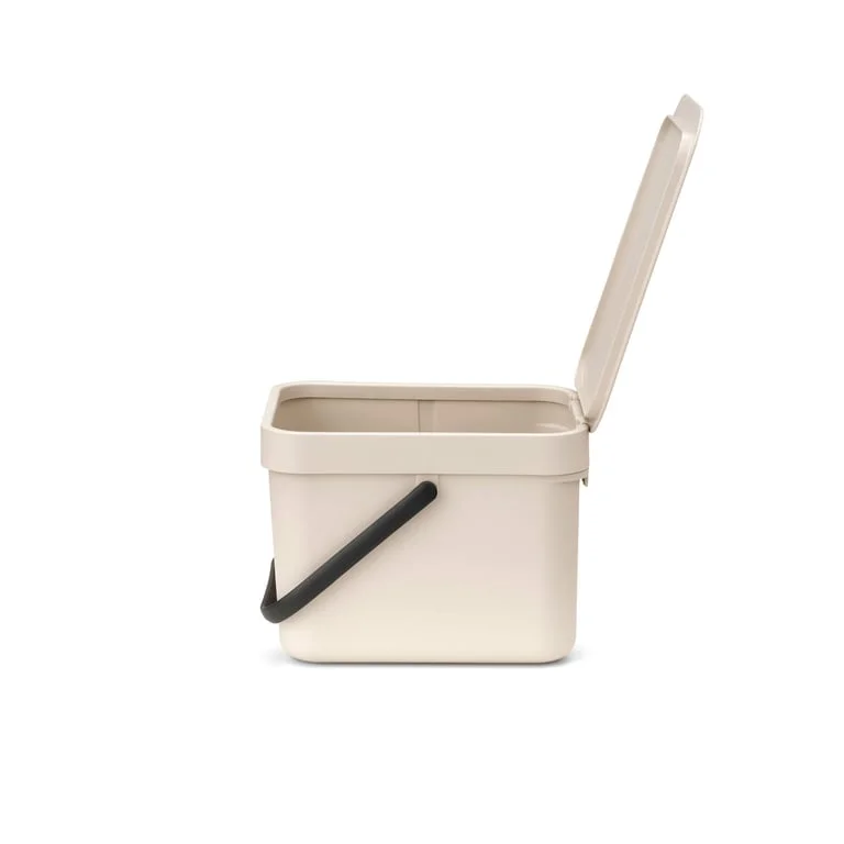 Кош за смет за разделно събиране Brabantia Sort&Go 6L, Soft Beige