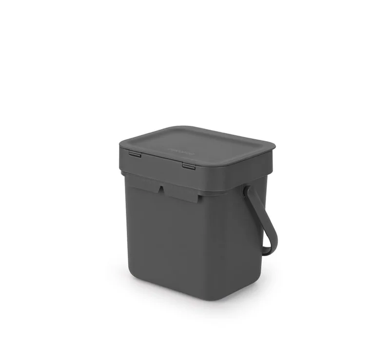 Кош за смет за разделно събиране Brabantia Sort&Go 3L, Grey