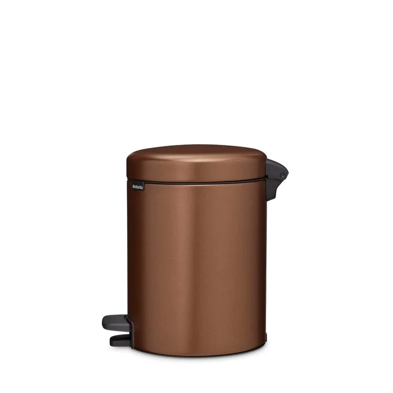 Кош за смет с педал Brabantia NewIcon 5L, Warm Bronze