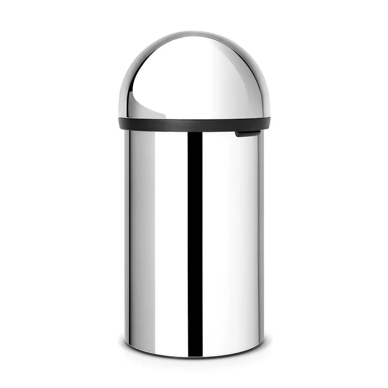 Push Bin Brabantia, 60 L Brillian Steel