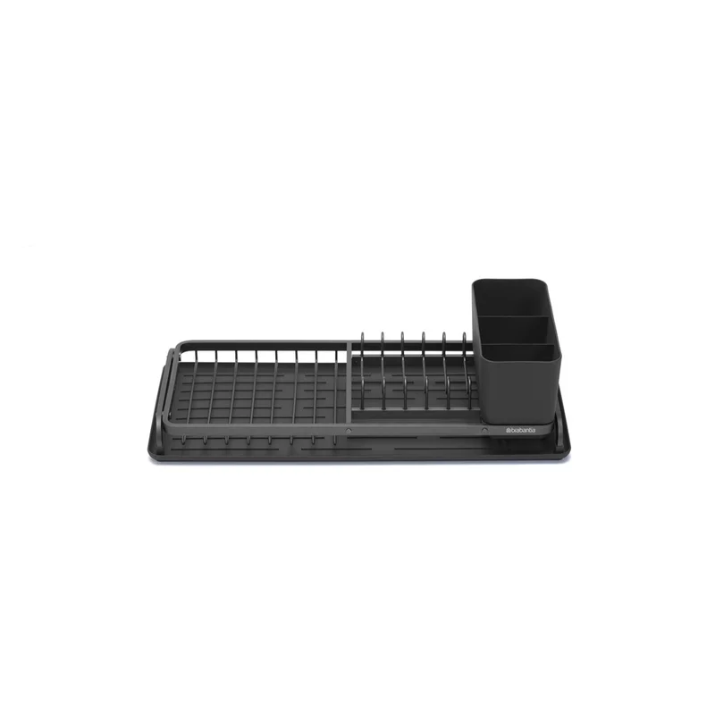 Compact dish drying rack, Brabantia, Dark Grey