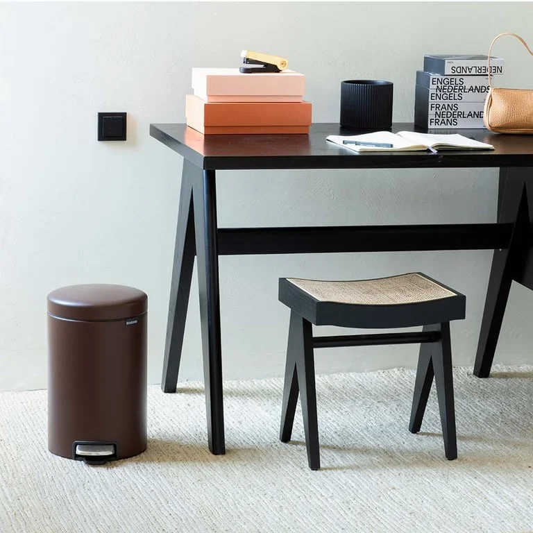 Кош за смет с педал Brabantia NewIcon 12L, Mineral Cosy Brown