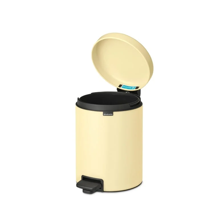 Pedal Waste Bin Brabantia NewIcon 5L, Mellow Yellow